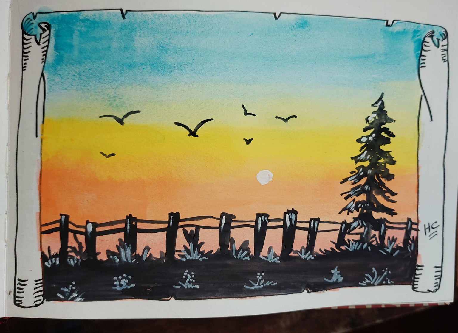sunset landscapes - image 2 - student project
