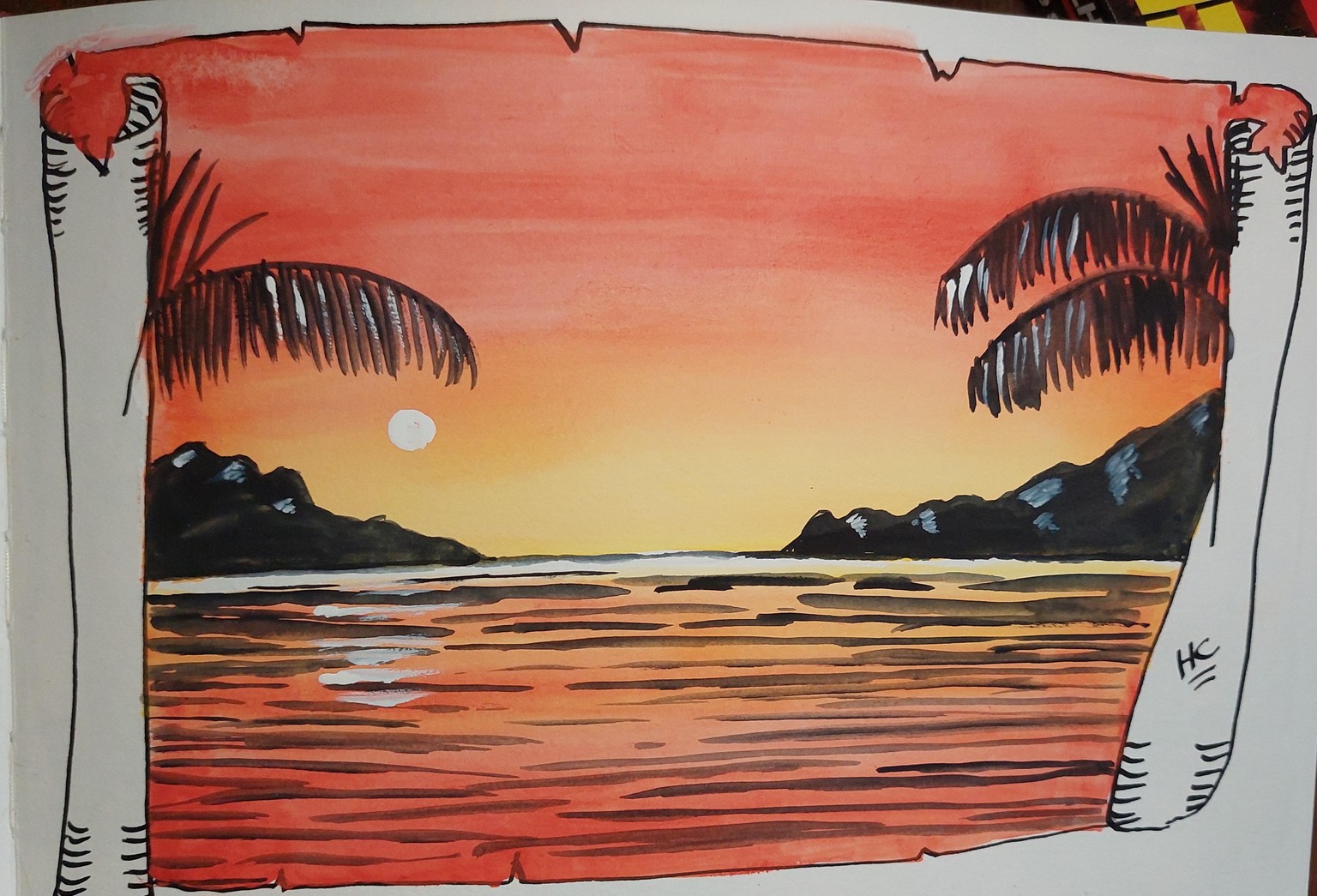 sunset landscapes - image 1 - student project