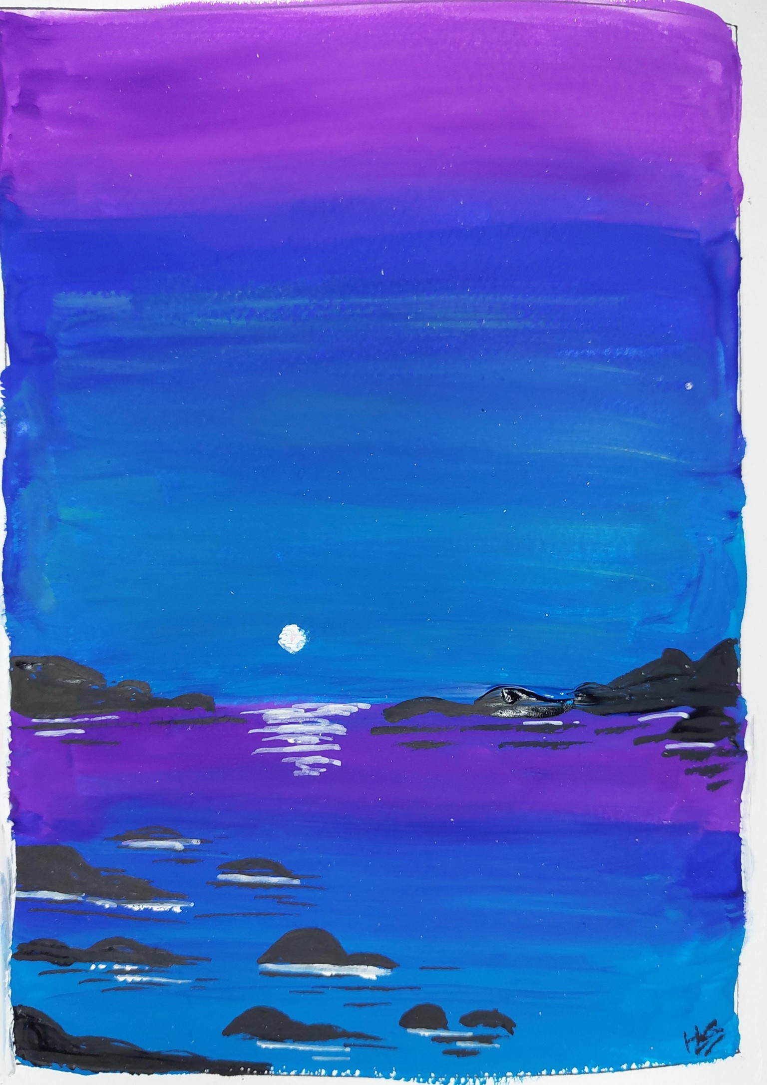 Landscapes in gouache - image 6 - student project
