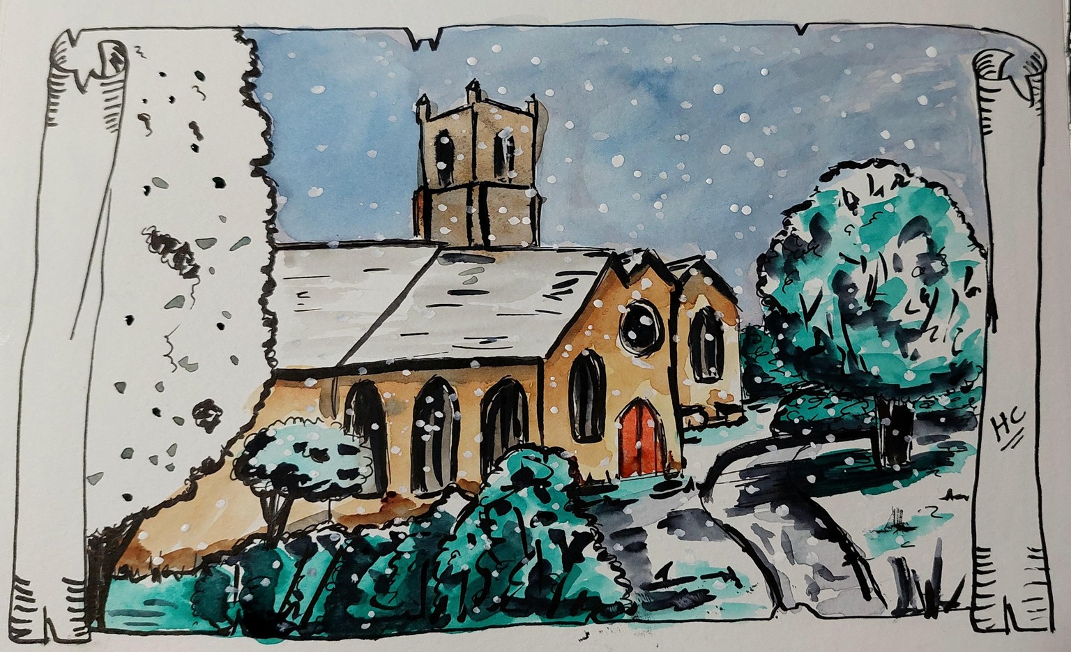 winter landscape - image 1 - student project