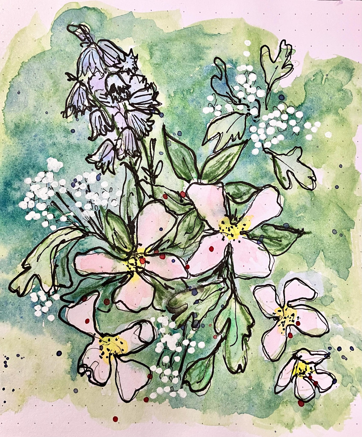 Ink and Toned Paper Sketches - image 6 - student project