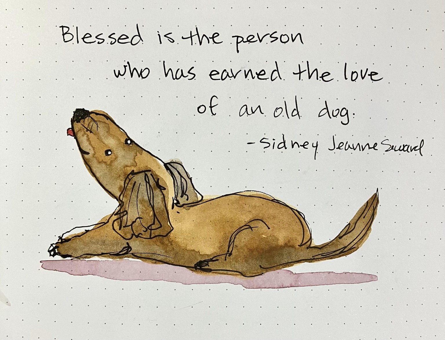 Easy and Fun Watercolor Dogs and other Critters - image 2 - student project