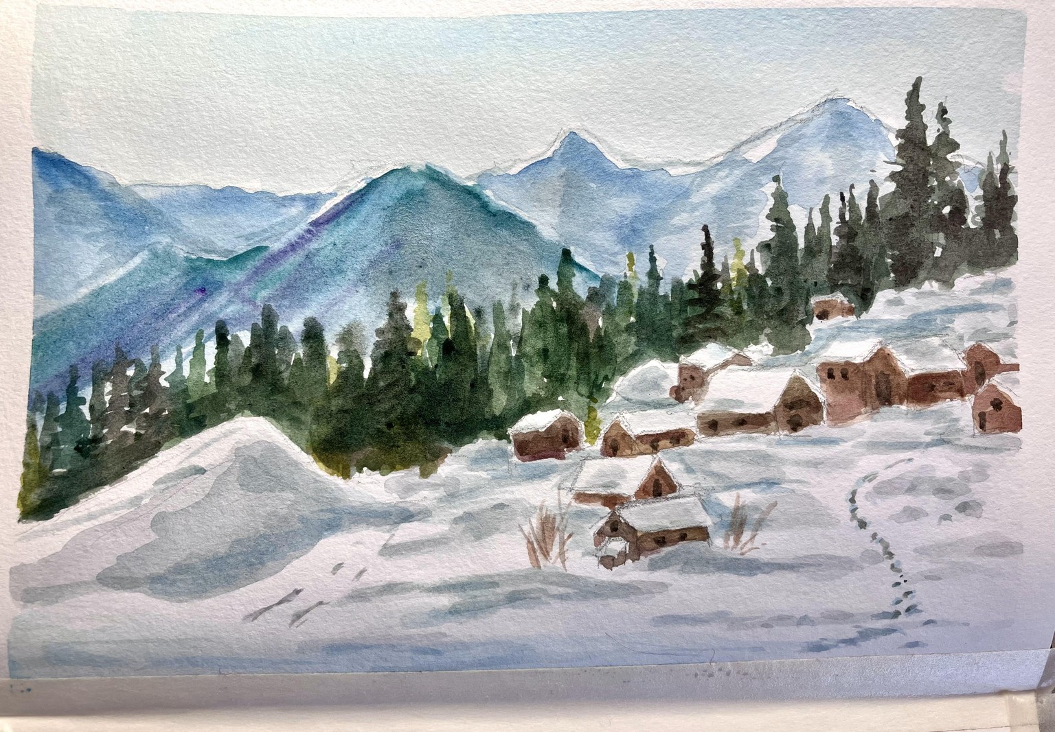 Snowy Landscapes - image 4 - student project