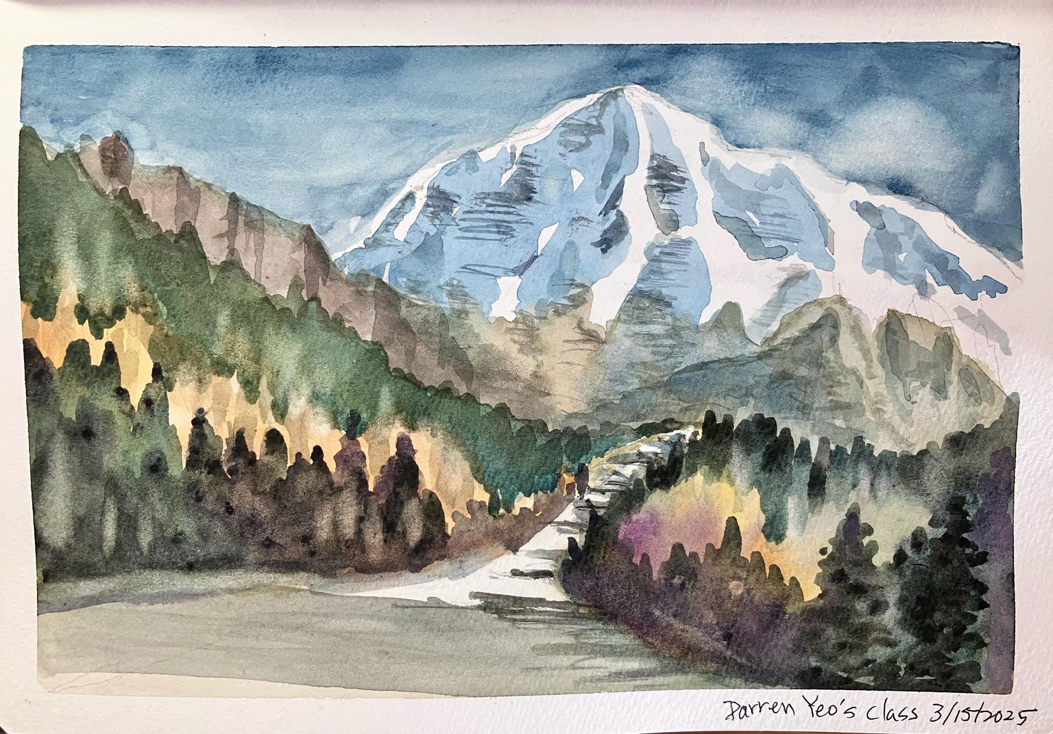 Snowy Landscapes - image 3 - student project