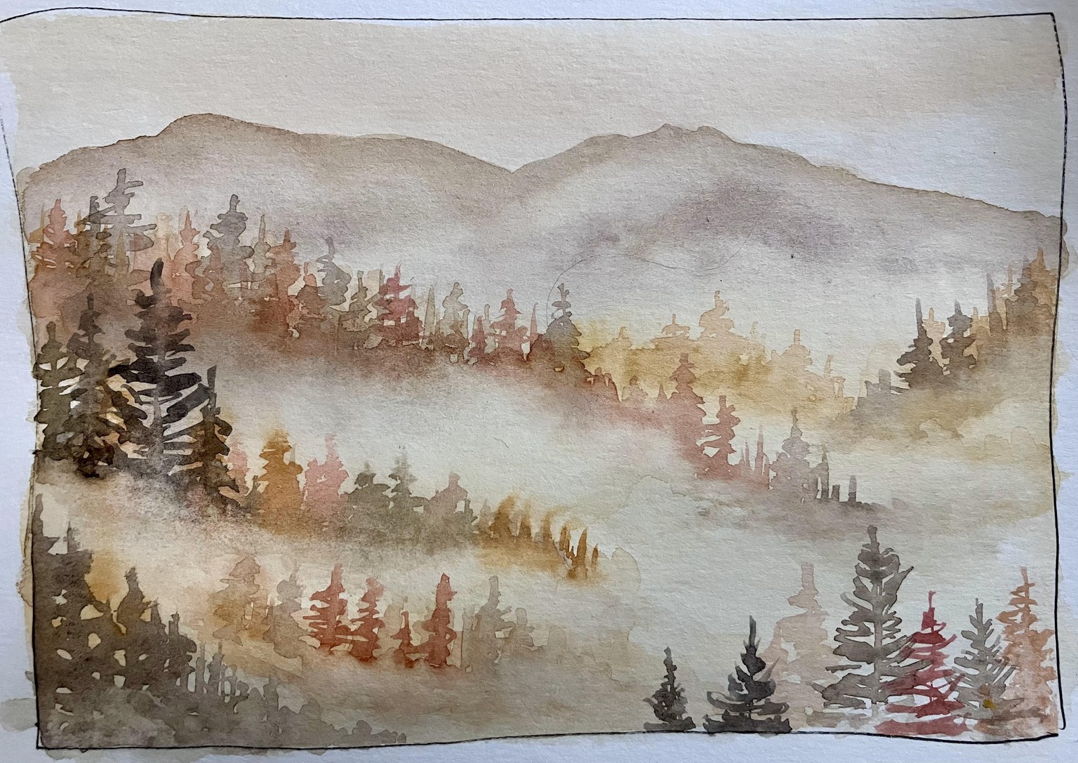 Serene Misty Landscapes - image 2 - student project