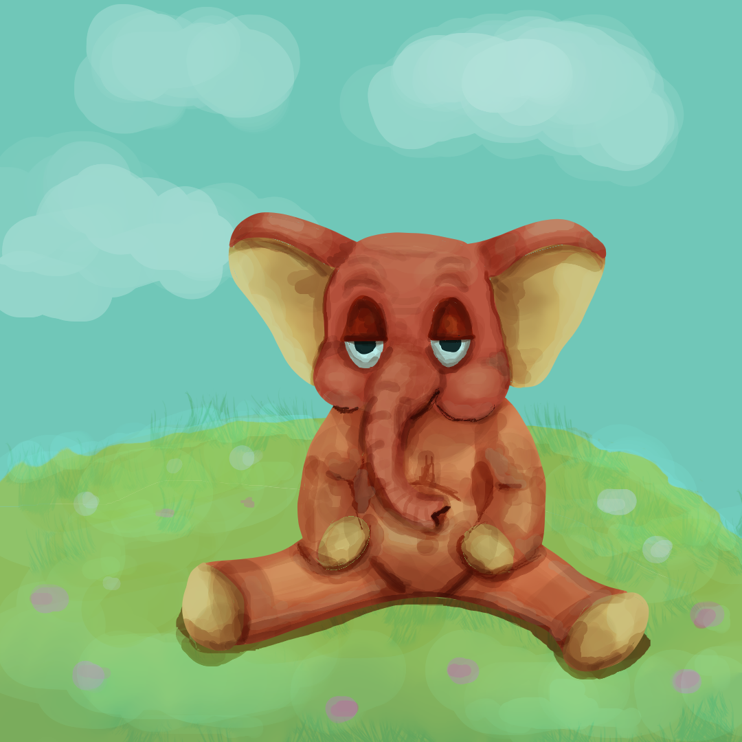 Golu - the baby elephant (different light settings) - image 1 - student project