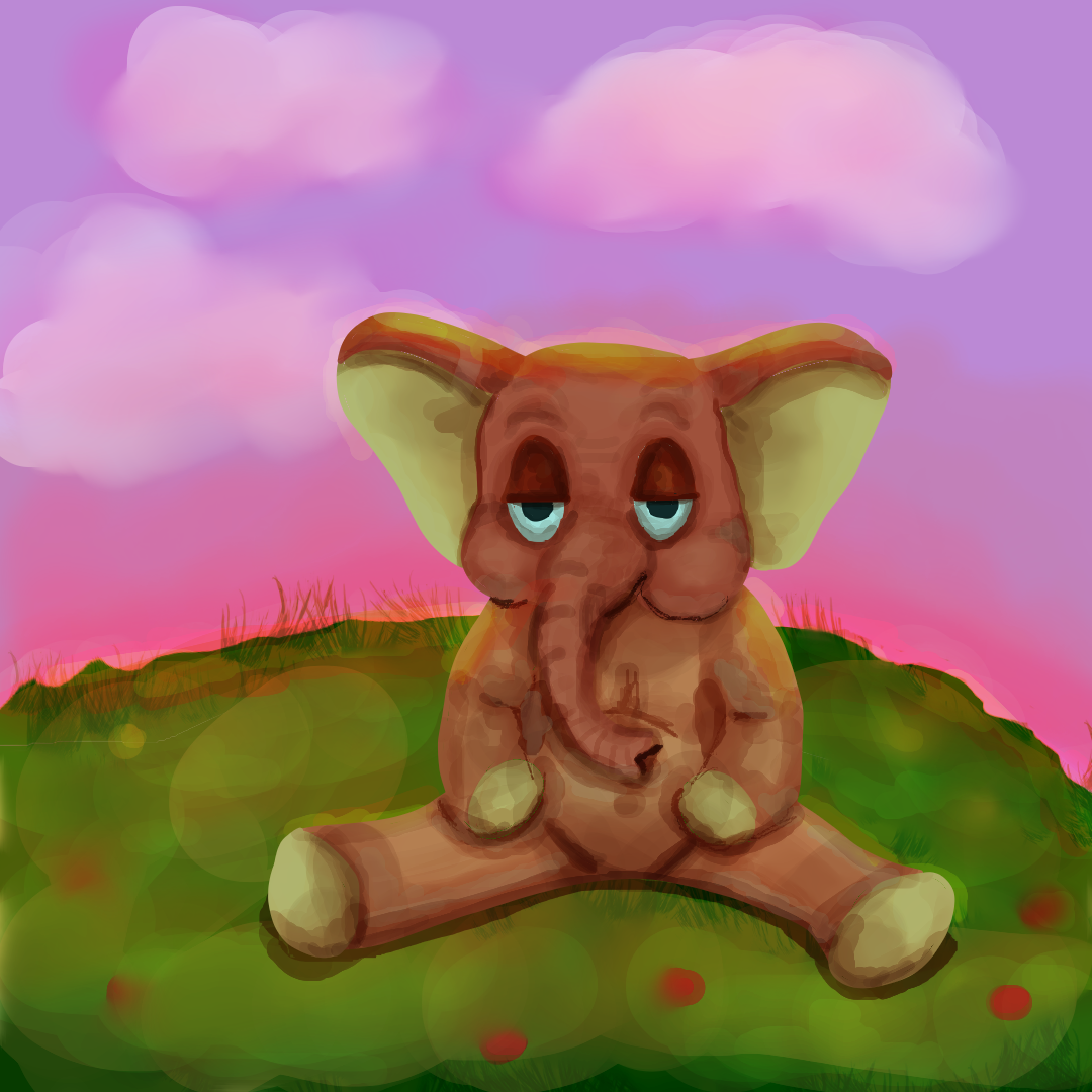 Golu - the baby elephant (different light settings) - image 4 - student project