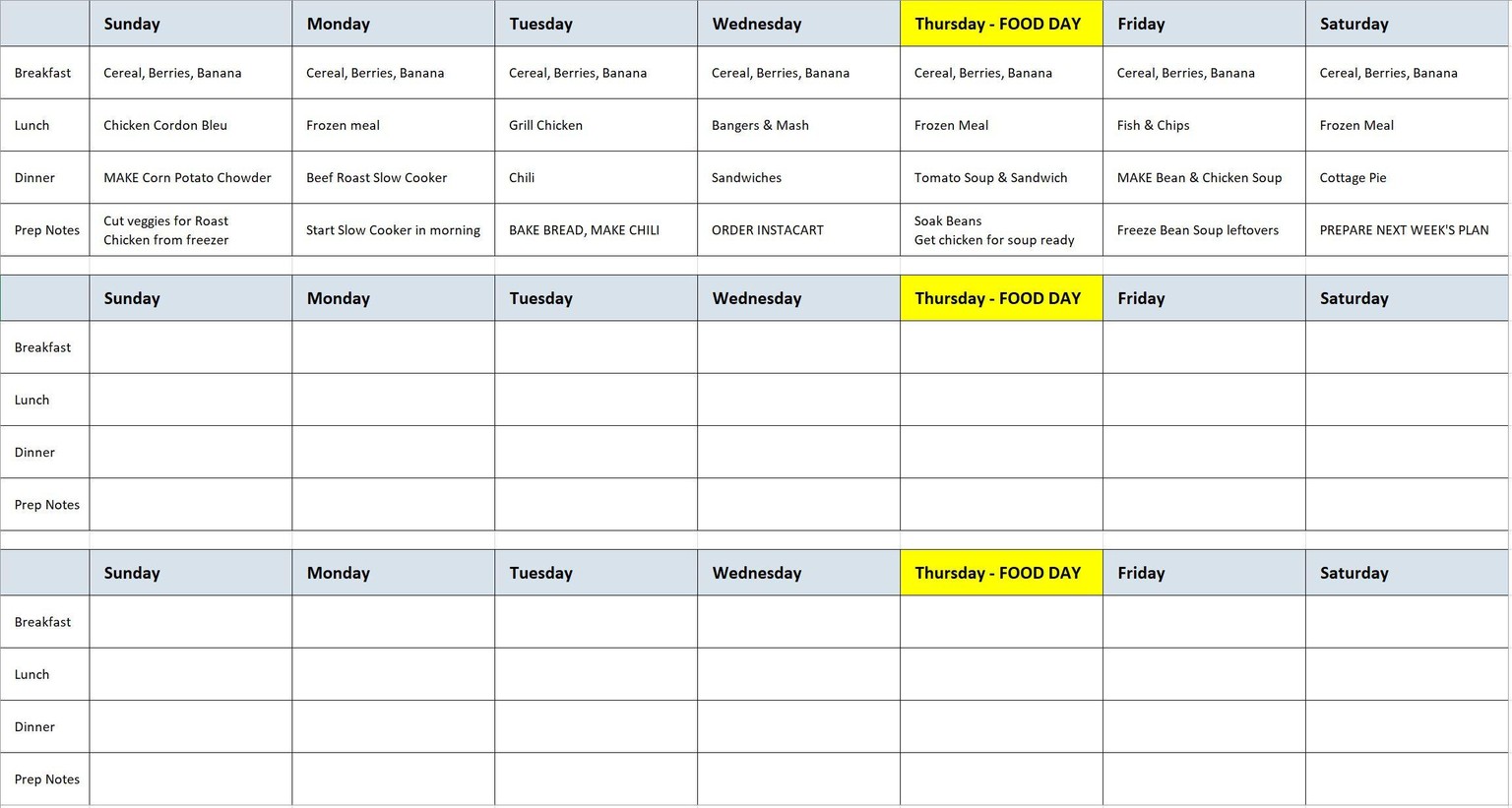 Meal Planning Mindset - image 1 - student project