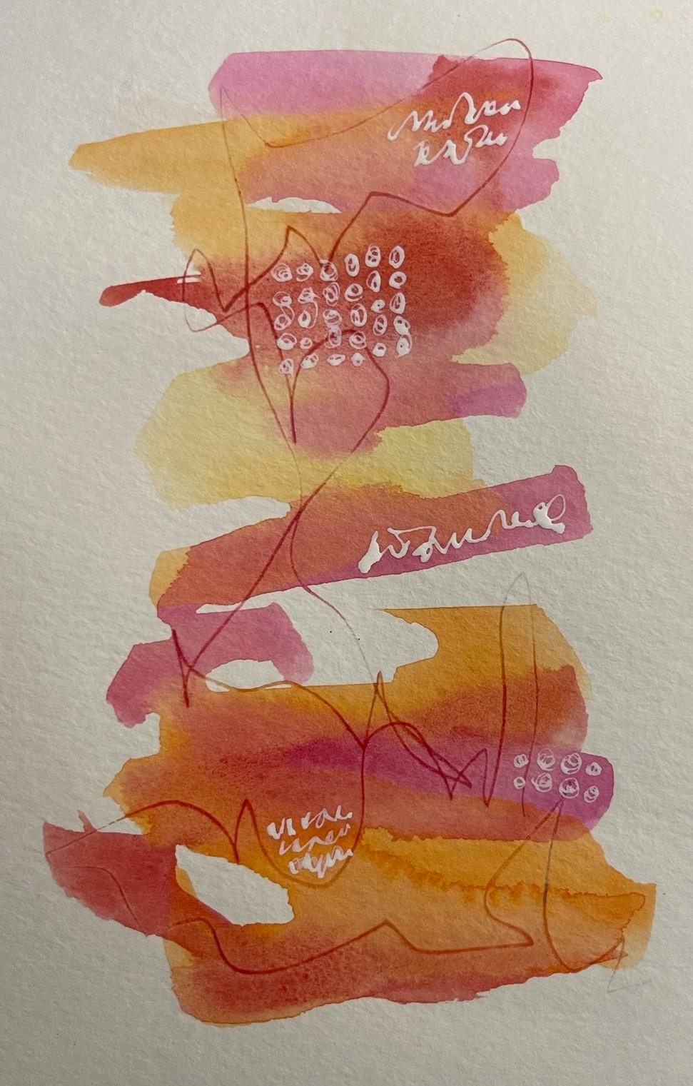 Watercolor scribbles - image 2 - student project