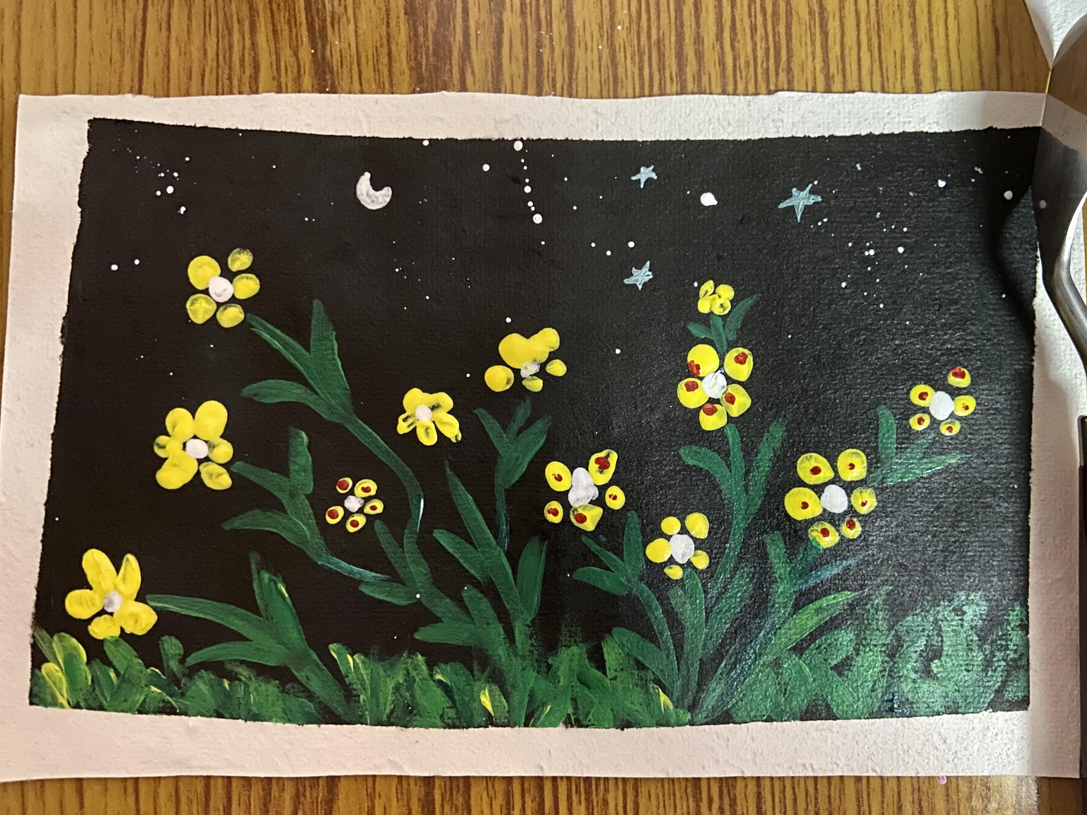 Yellow flowers (inspired by pink flowers) - image 1 - student project