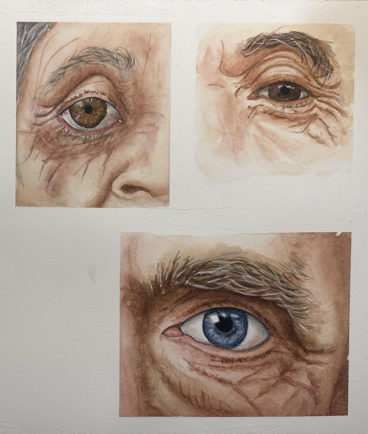 Aged skin and eyes - image 3 - student project