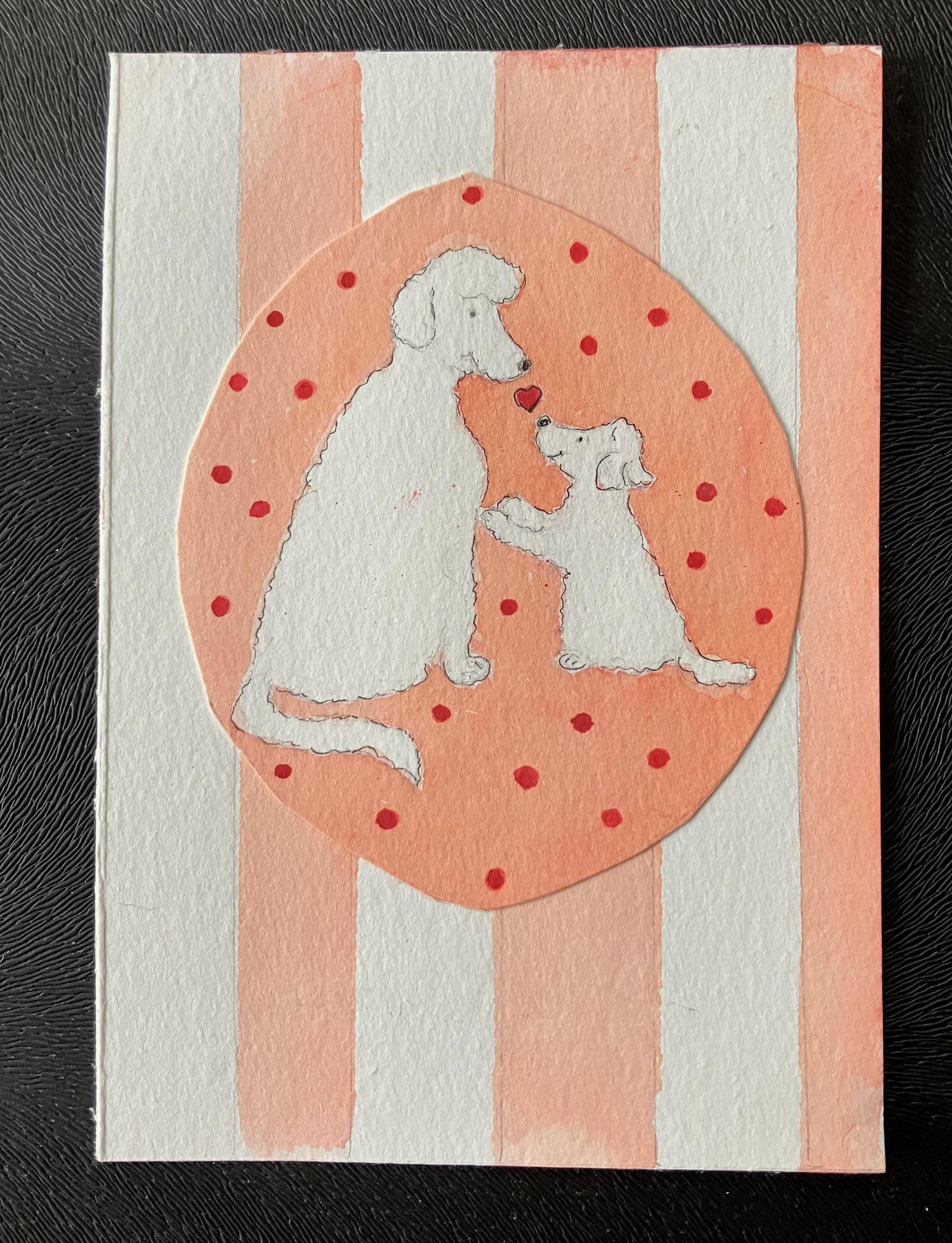 Silent snowy day… and a greeting card for dog lovers - image 1 - student project