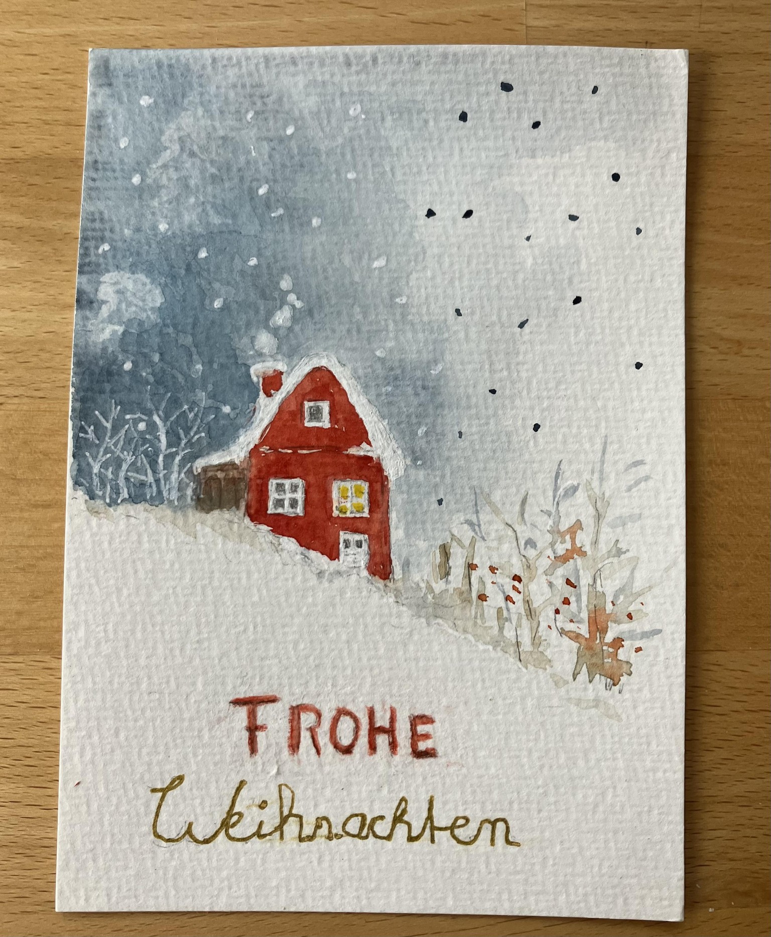 Silent snowy day… and a greeting card for dog lovers - image 2 - student project