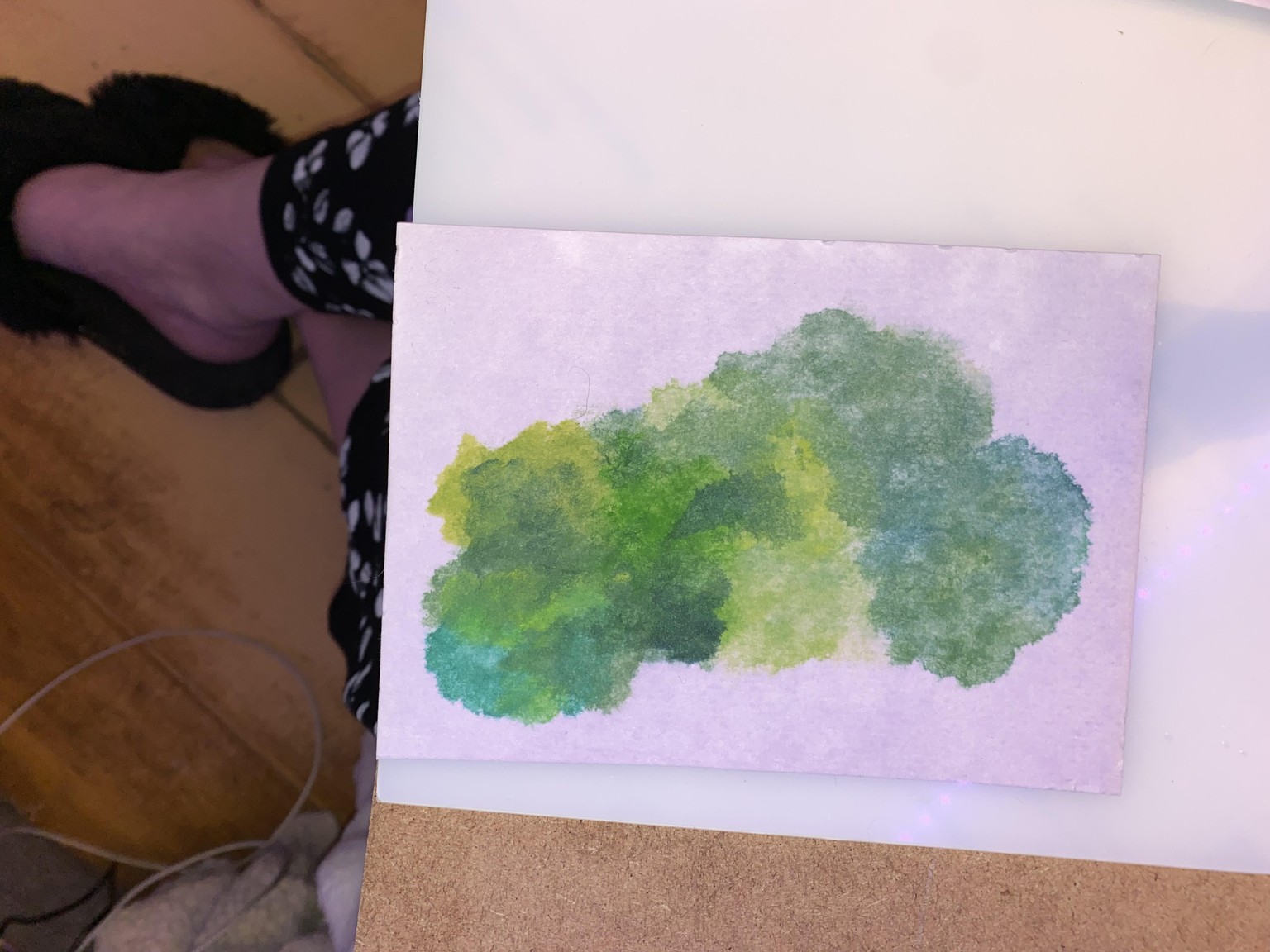 Rainy landscape - image 2 - student project
