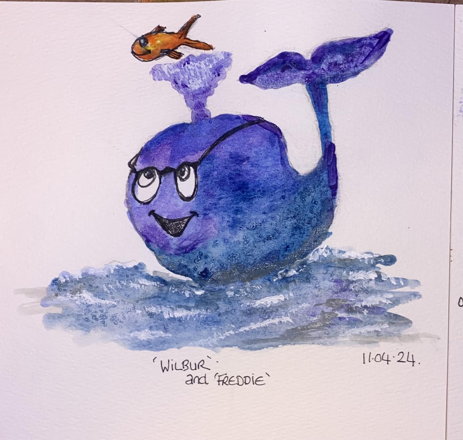 Little blowfish, crab, jellyfish, turtle, whale and snail! - image 2 - student project