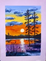 Lakeside Sunset - image 3 - student project