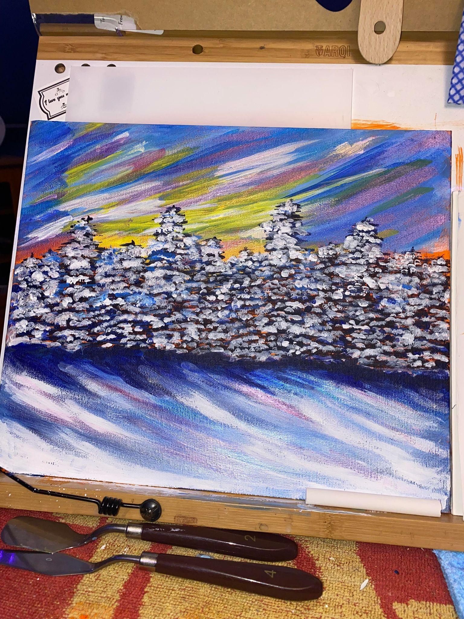 Snowy Trees! - image 1 - student project