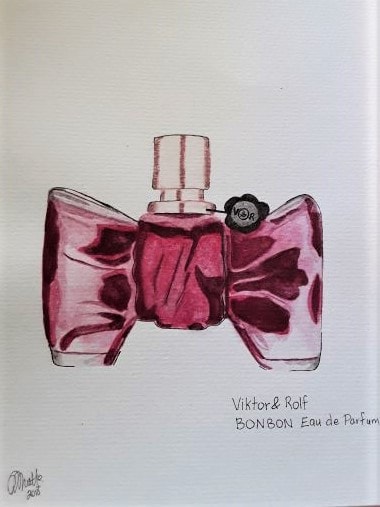 Watercolor beauty products - image 1 - student project