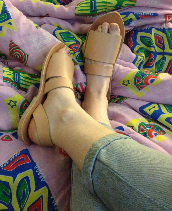 my first sandals - image 2 - student project