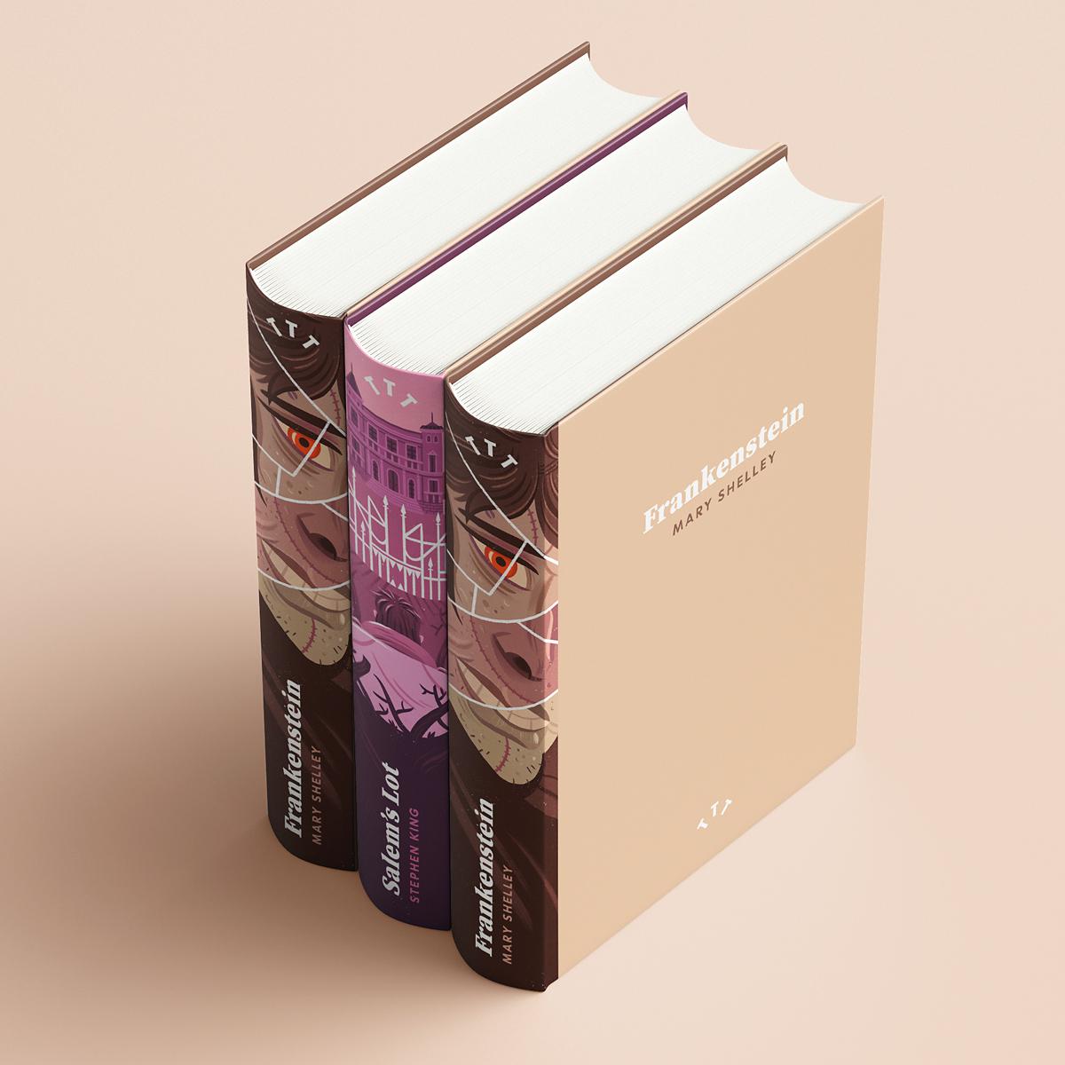 Book spines for Frankenstein & Salem's Lot - image 3 - student project