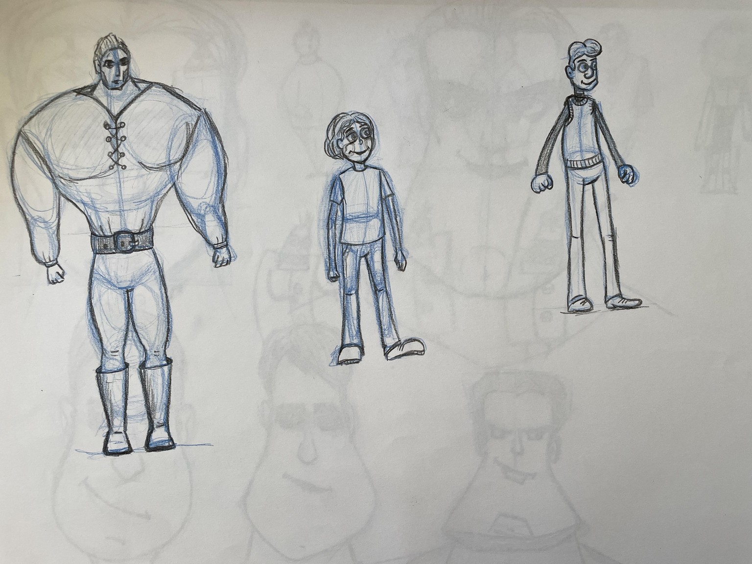 Cartoon characters - image 1 - student project