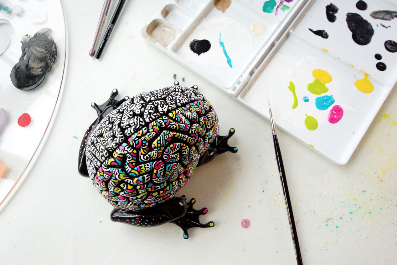 Jumping Brain Custom Toy - image 1 - student project