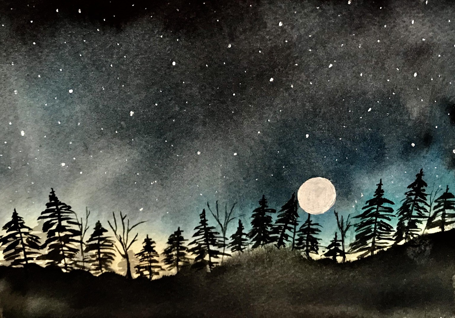 Starry Night Sky - image 1 - student project