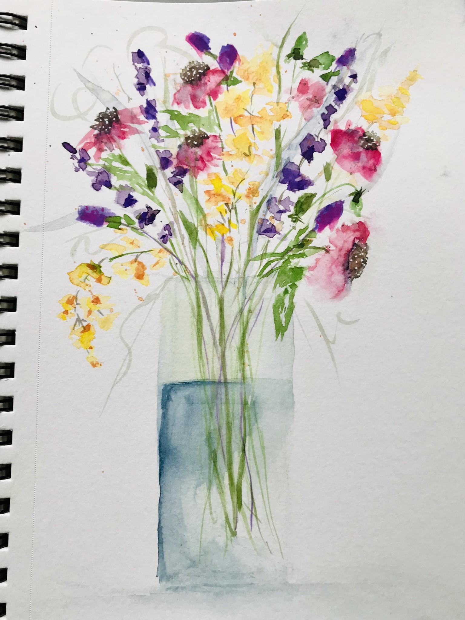 Loose wildflower Bouquet - image 1 - student project