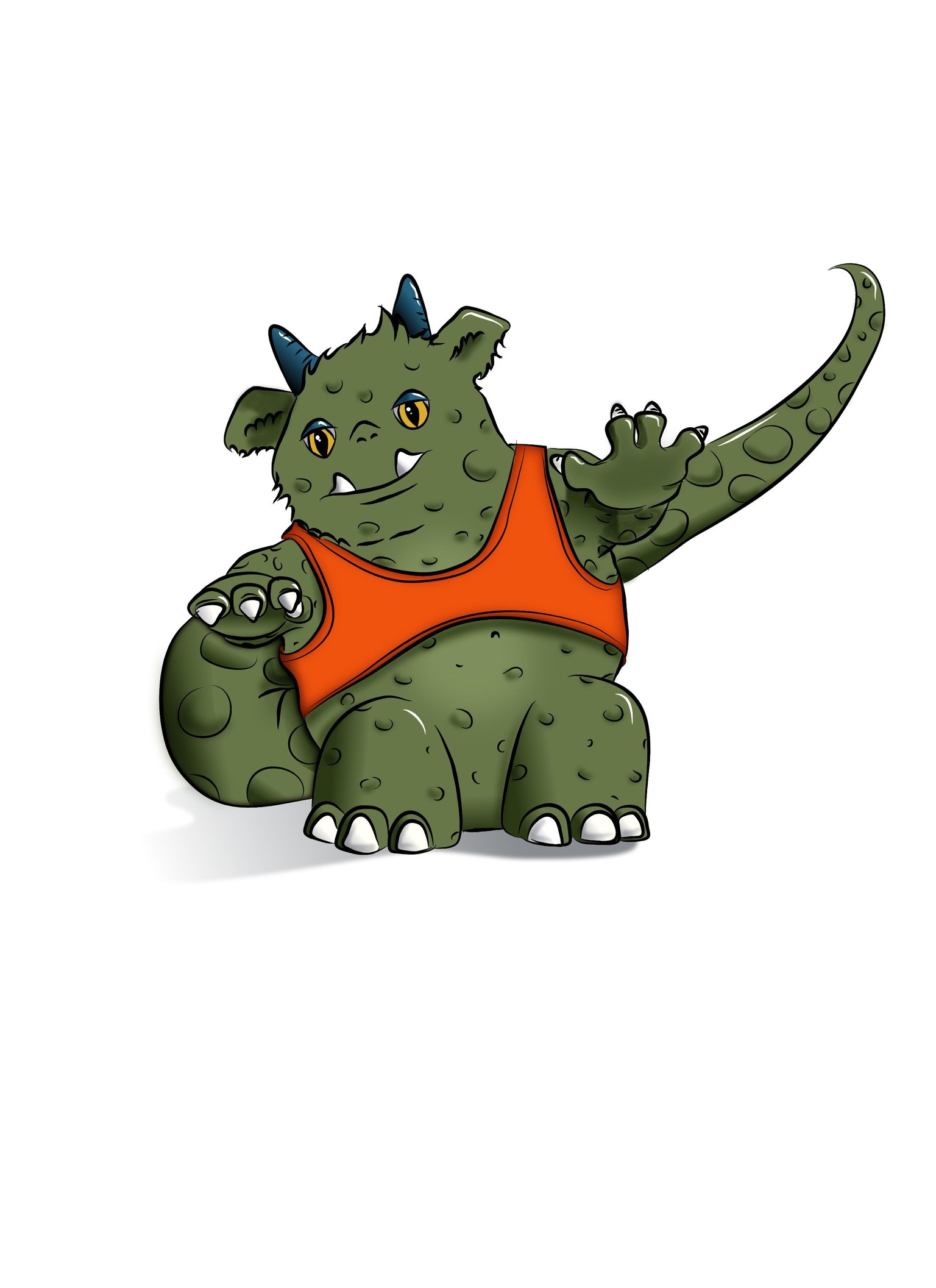 Cheerful monster - image 1 - student project