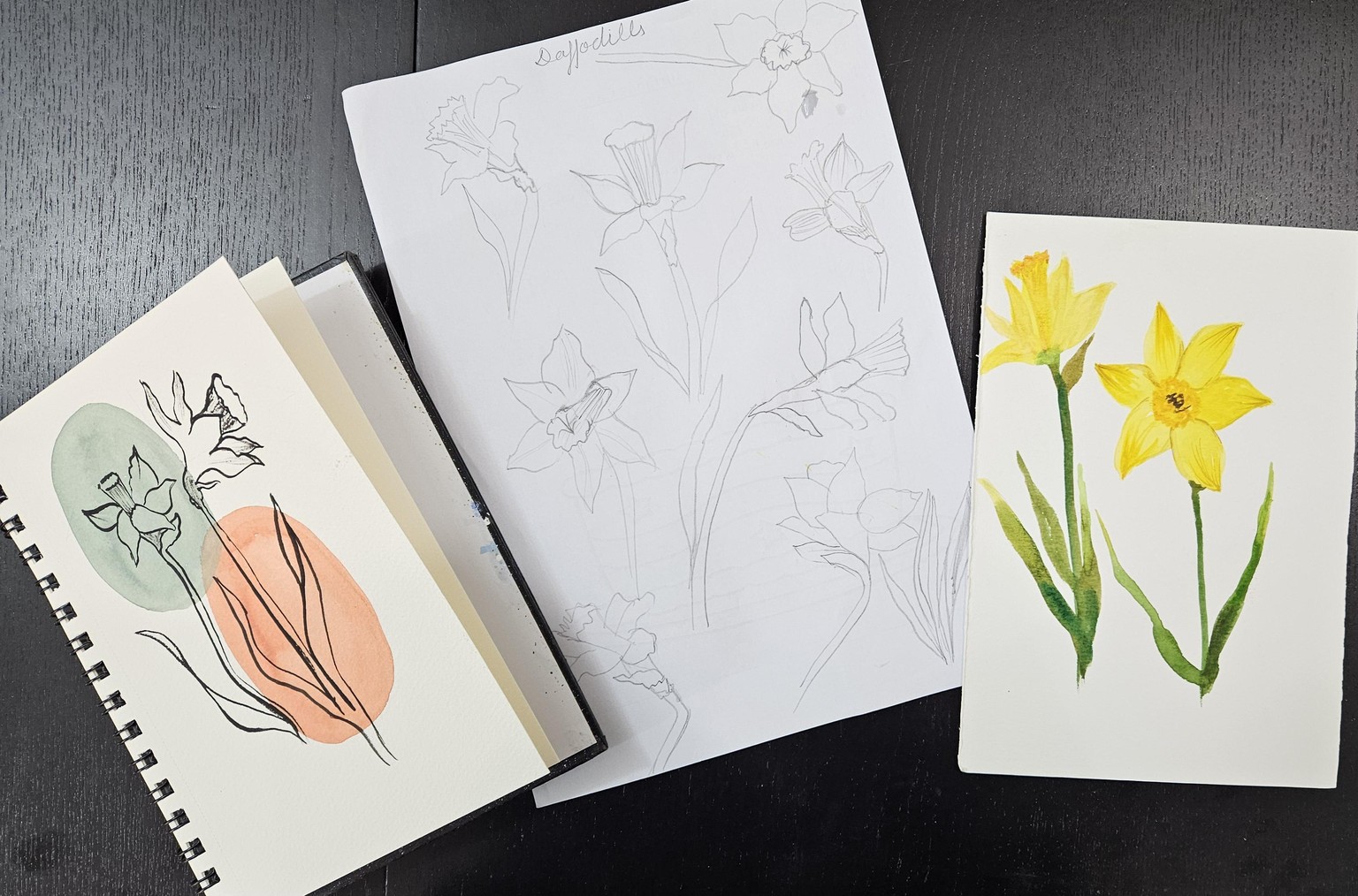 Botanical from live references - image 1 - student project