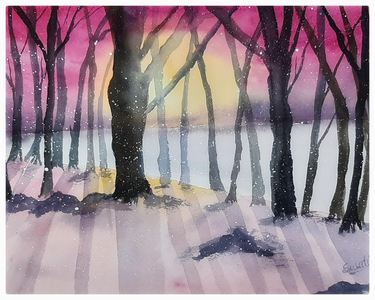 Winter landscape - image 2 - student project