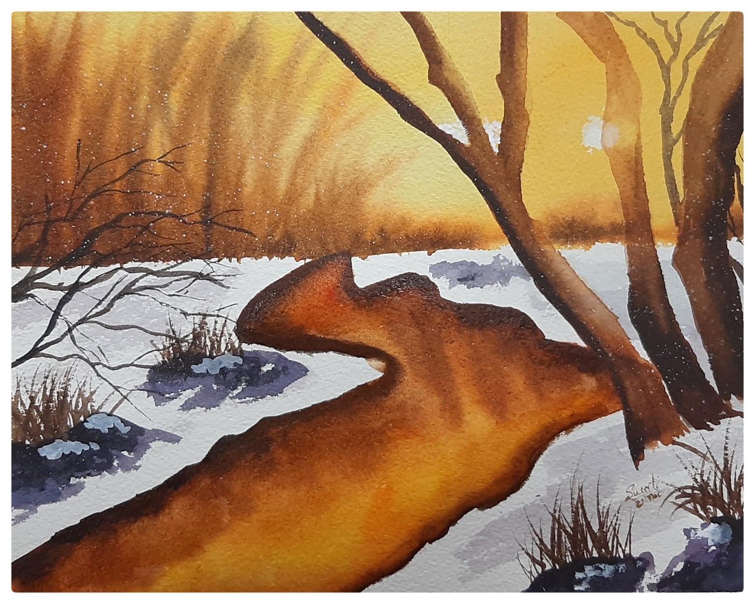 Winter landscape - image 1 - student project
