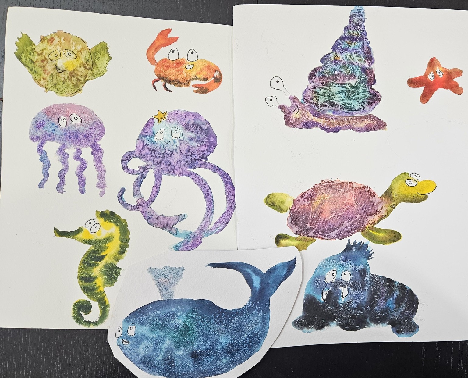 Fun marine animals - image 1 - student project