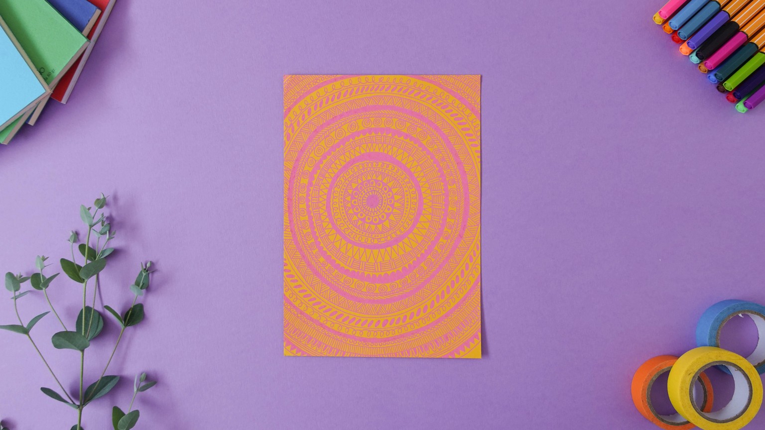 Practicing Mindful Drawing With Patterns - image 5 - student project