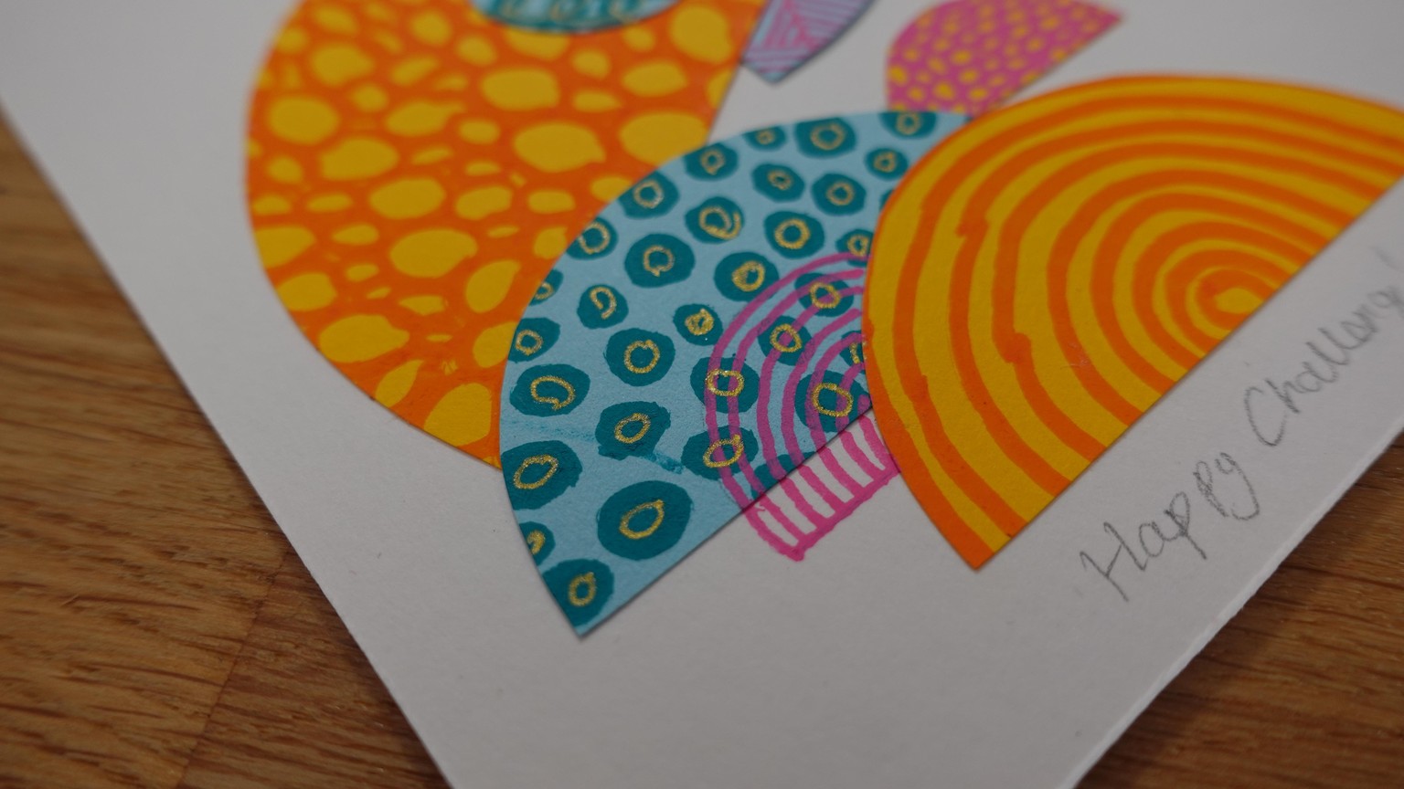 Abstract Pattern Collages: Mindful Drawing + Intuitive Collage for Self-Care - image 12 - student project