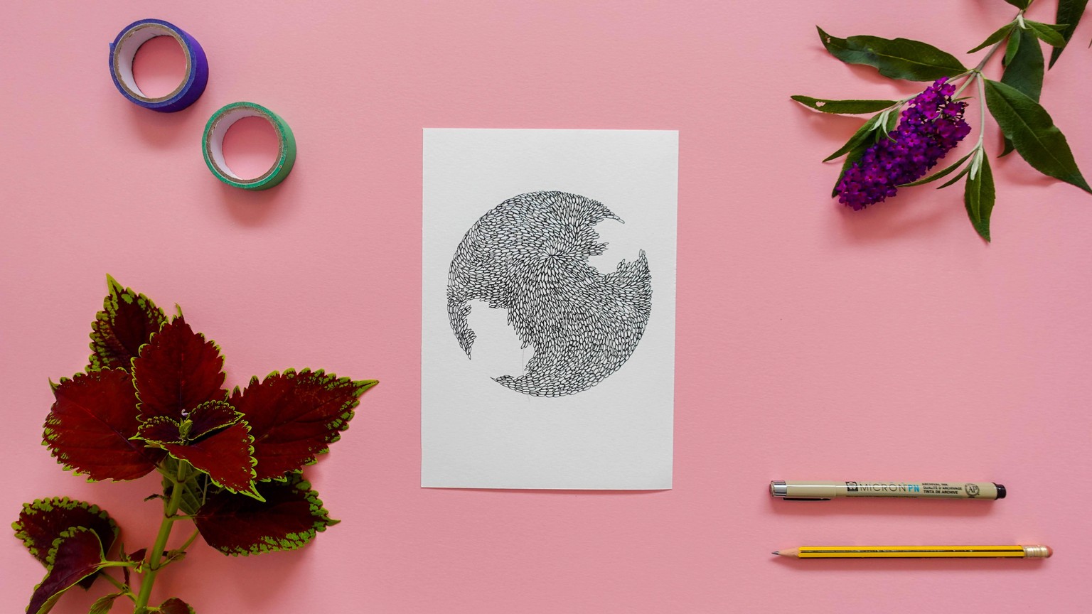 Mindful Mandalas: Botanical Doodling For Self-Care - image 5 - student project