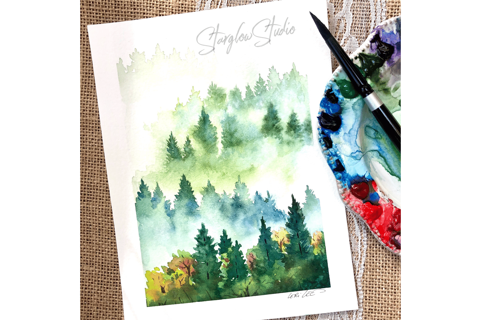 Misty Mountainside - image 1 - student project
