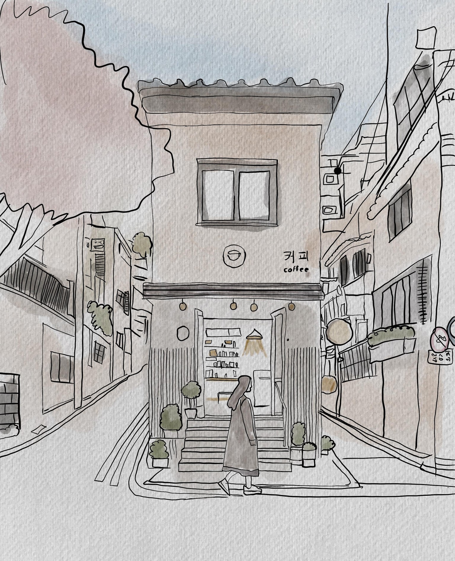 Urban sketch - image 1 - student project