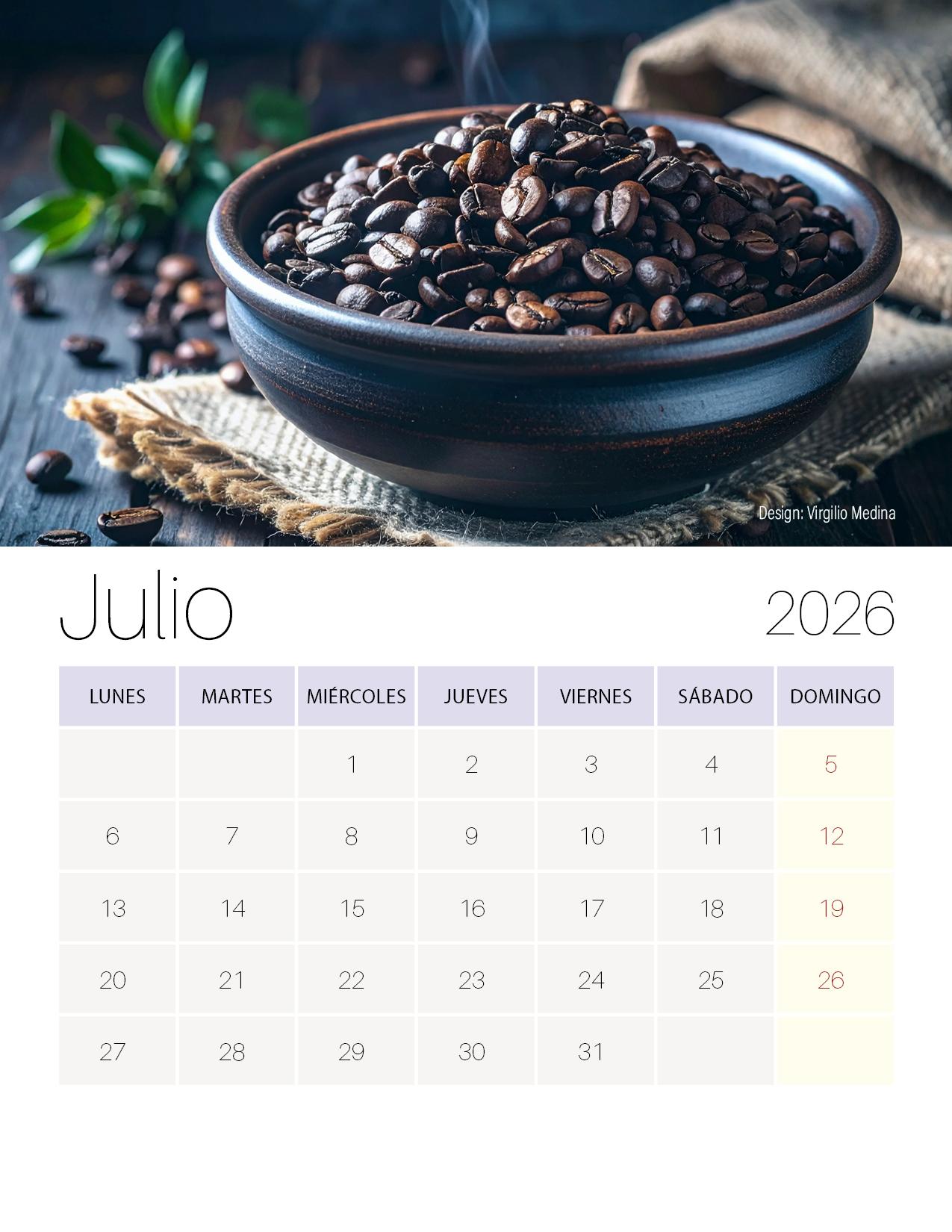 “Aromas of Time: 2026 Calendar” - image 7 - student project