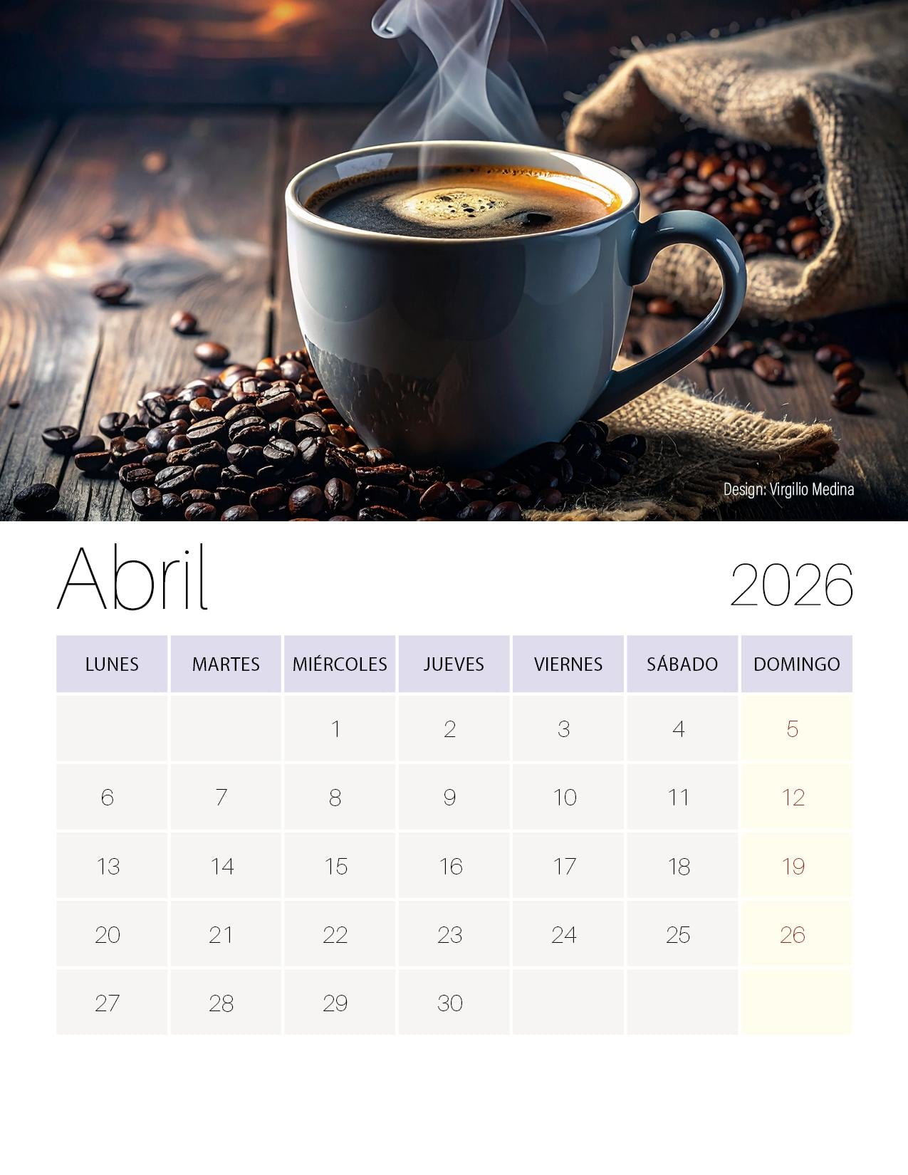 “Aromas of Time: 2026 Calendar” - image 6 - student project