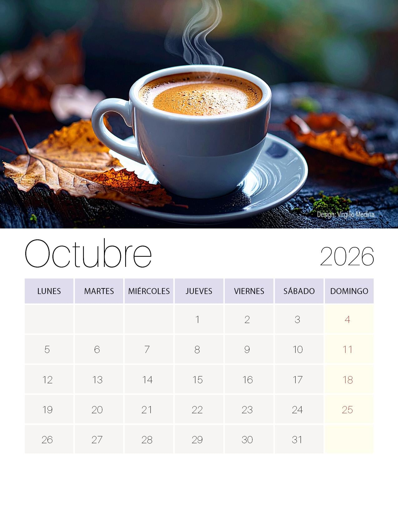 “Aromas of Time: 2026 Calendar” - image 8 - student project