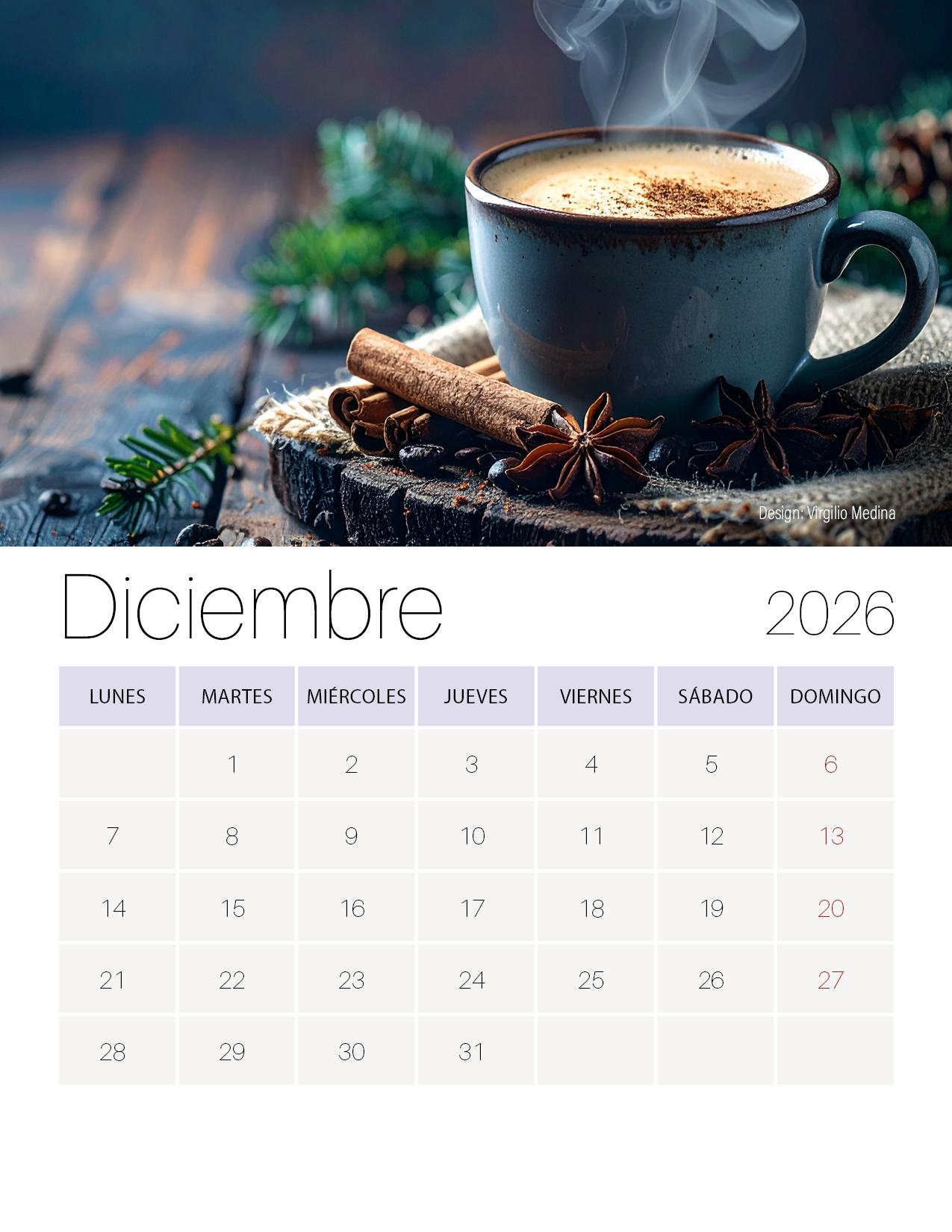“Aromas of Time: 2026 Calendar” - image 9 - student project