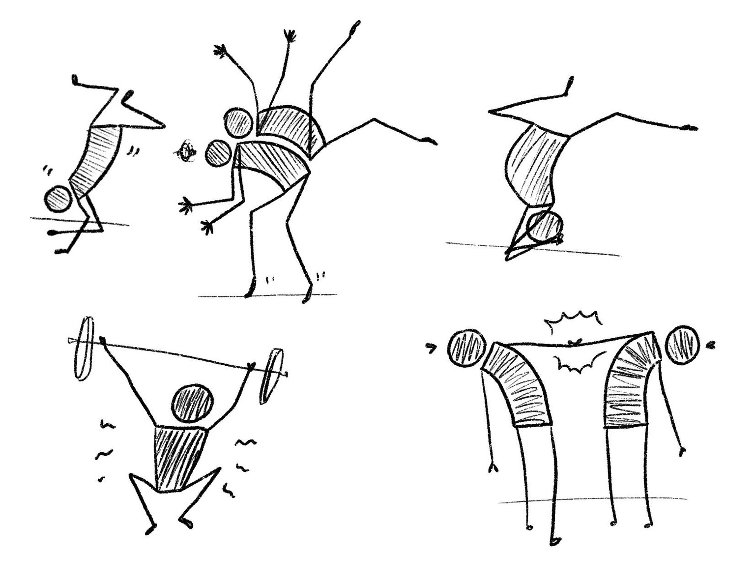 Doodle simple human figures - image 3 - student project