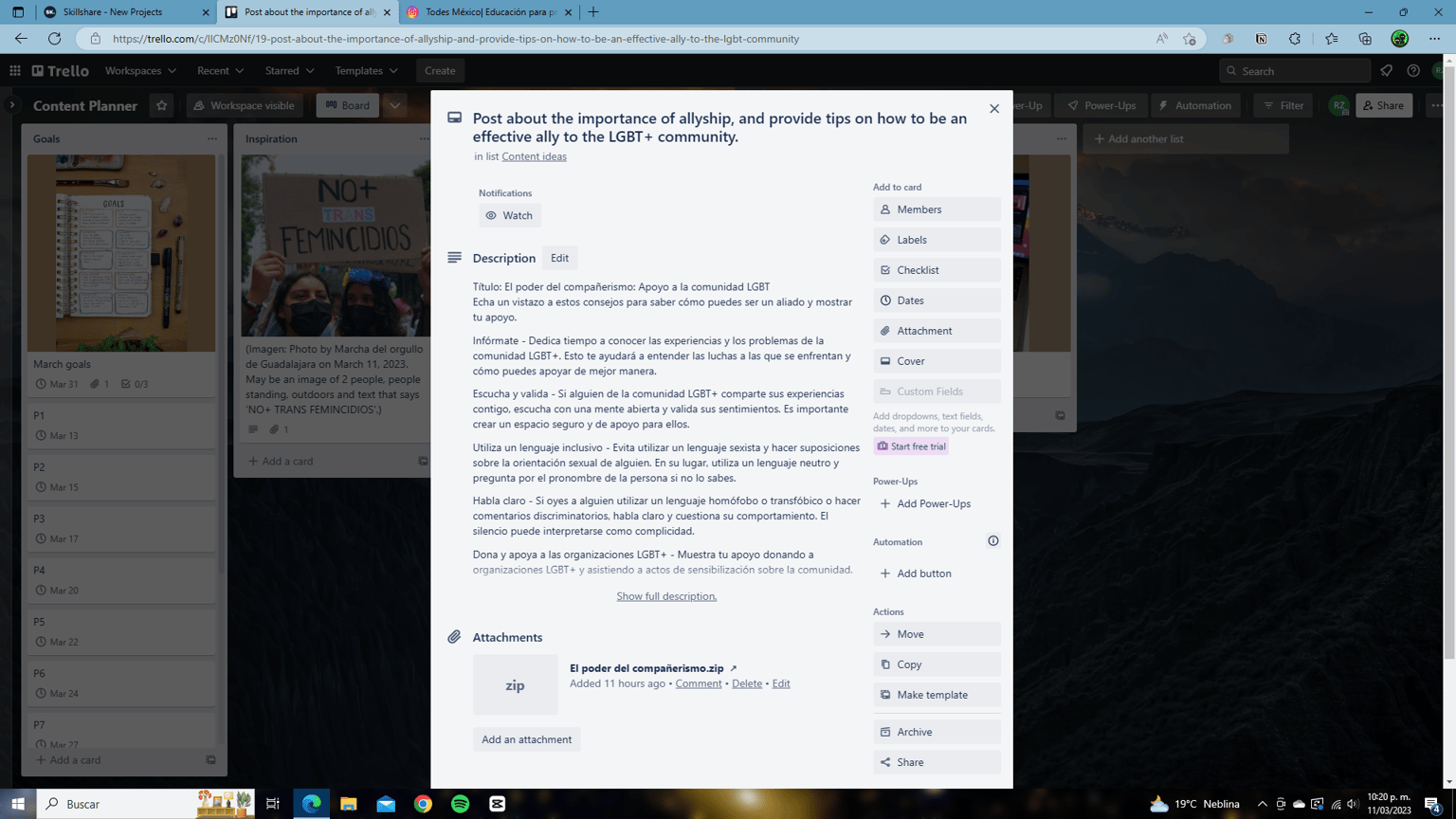 Content Planner | Todes México - image 3 - student project