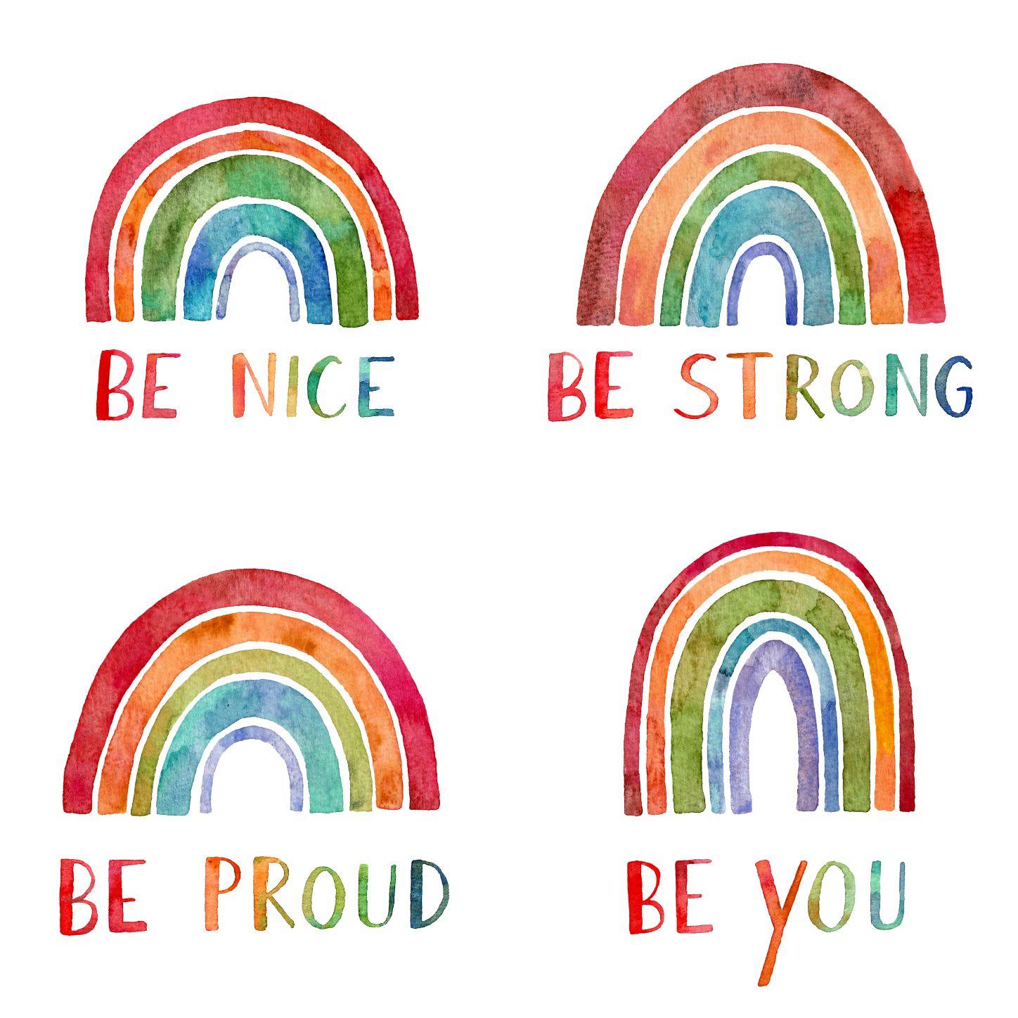 Rainbows with Positive Messages - image 1 - student project