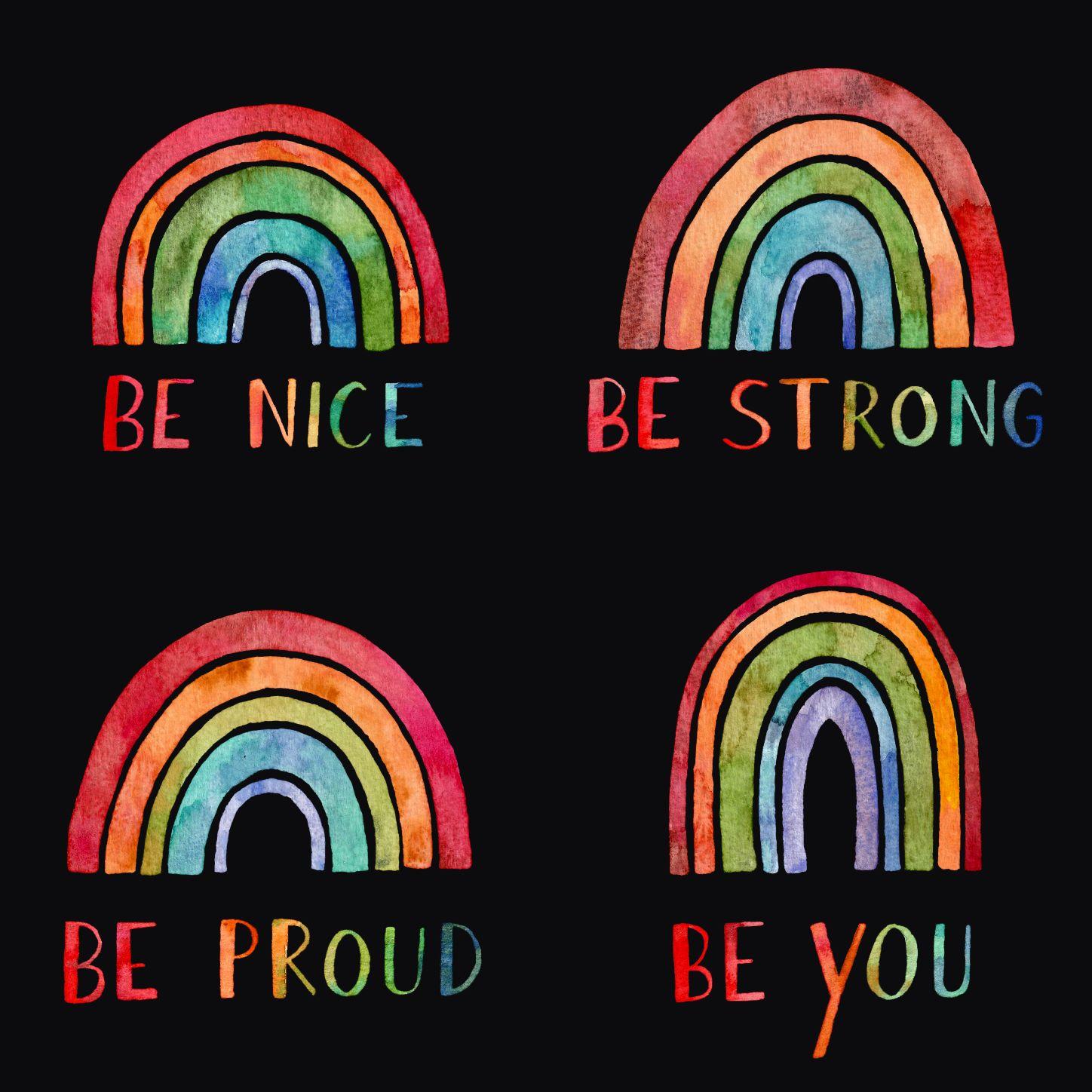 Rainbows with Positive Messages - image 2 - student project