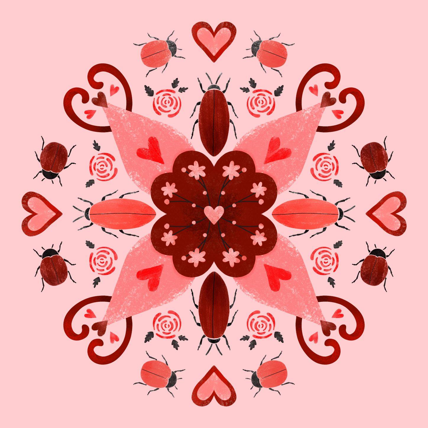 Insect Mandalas - image 3 - student project