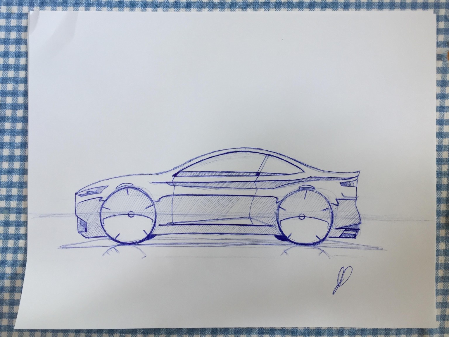 Car Sketch - image 1 - student project