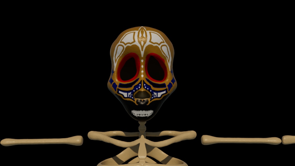 Skeleton (Look Development) - image 1 - student project
