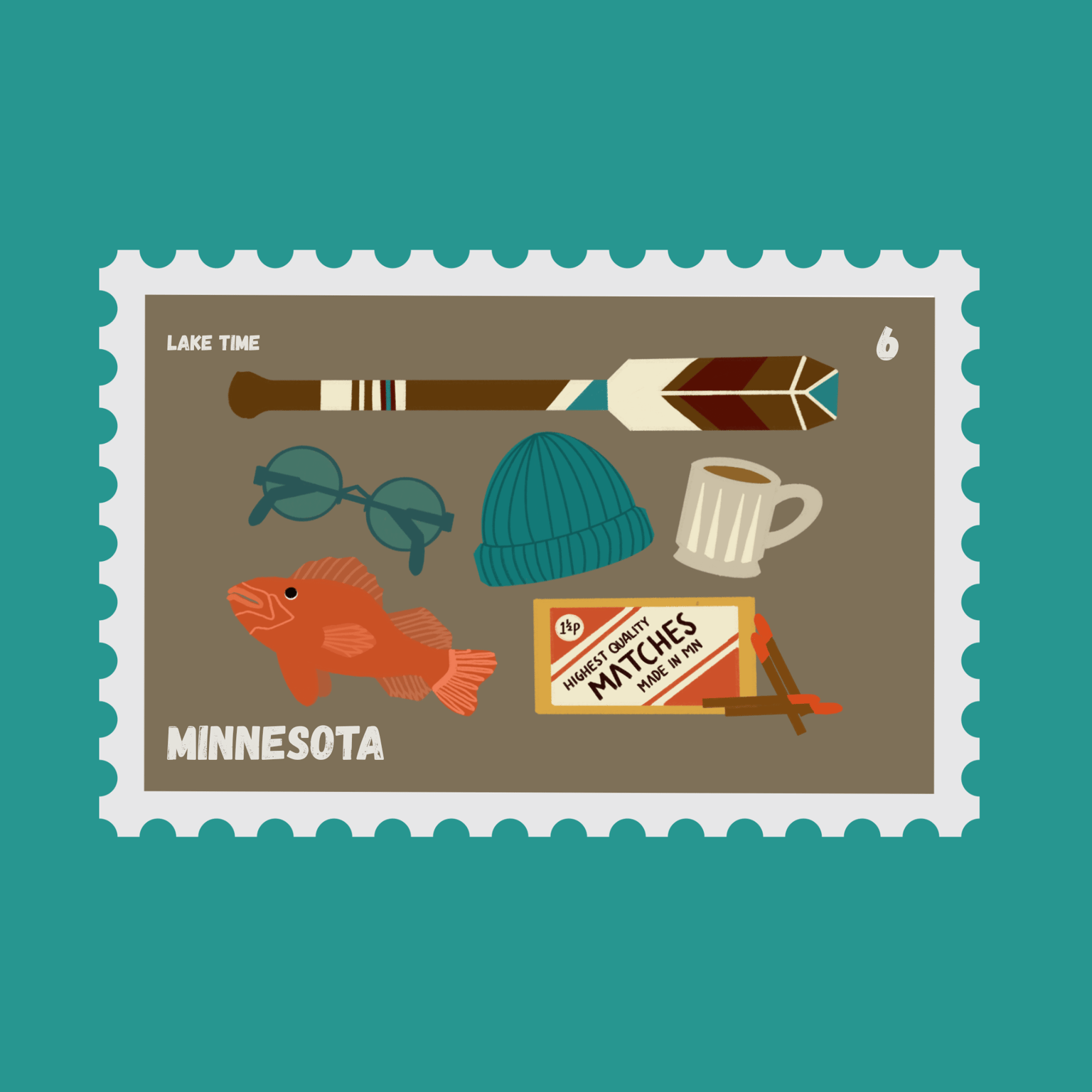 Minnesota Inspired Stamps - image 4 - student project